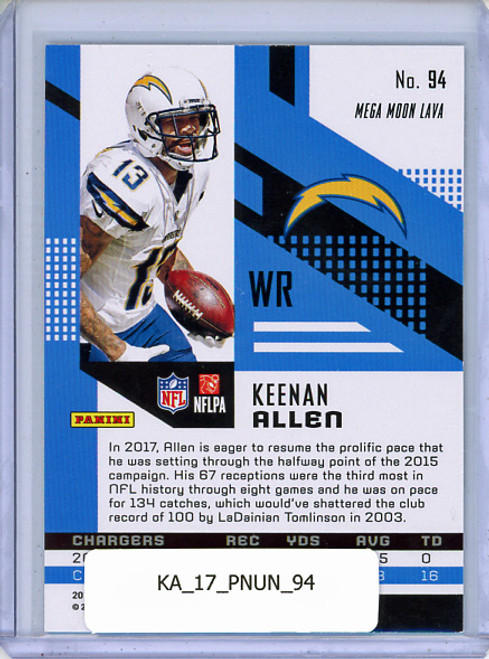 Keenan Allen 2017 Unparalleled #94