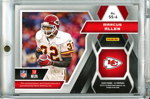 Marcus Allen 2020 XR, Summit Swatches #SS-6 Orange (#02/15)