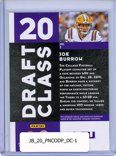 Joe Burrow 2020 Contenders Draft Picks, Draft Class #1