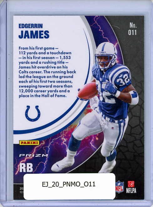 Edgerrin James 2020 Mosaic, Overdrive #O11