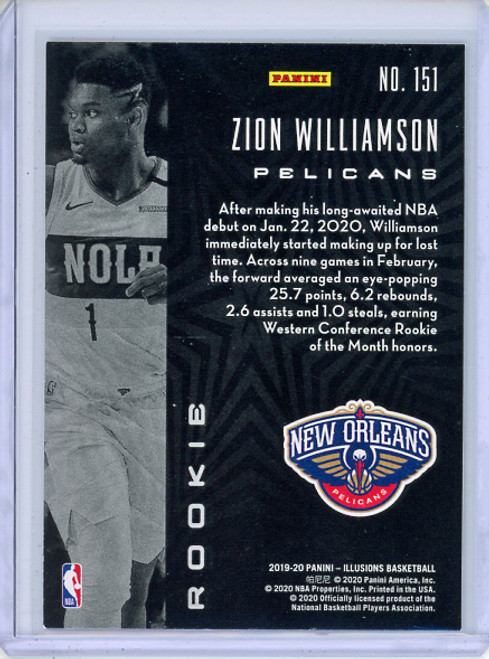 Zion Williamson 2019-20 Illusions #151 (5)