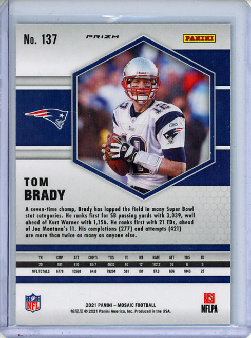 Tom Brady 2021 Mosaic #137 Green (1)