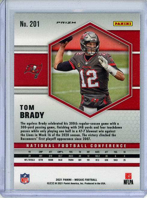 Tom Brady 2021 Mosaic #201 NFC Green (1)