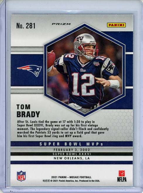 Tom Brady 2021 Mosaic #281 Super Bowl MVPs Green (3)