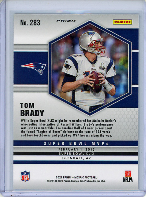 Tom Brady 2021 Mosaic #283 Super Bowl MVPs Green (1)