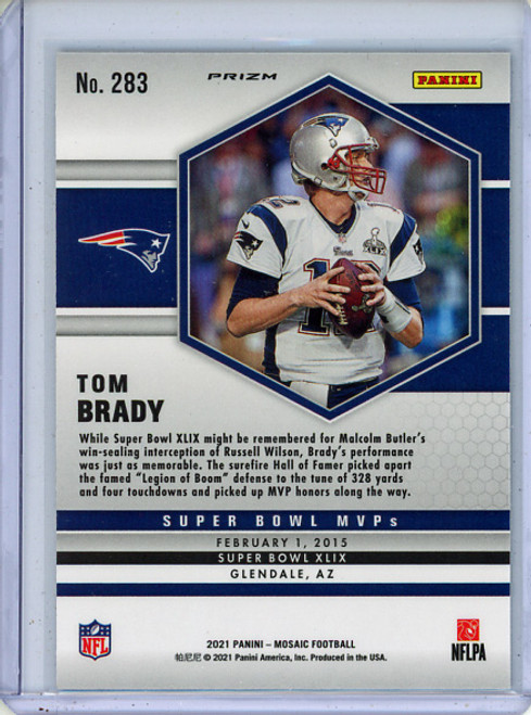 Tom Brady 2021 Mosaic #283 Super Bowl MVPs Green (2)