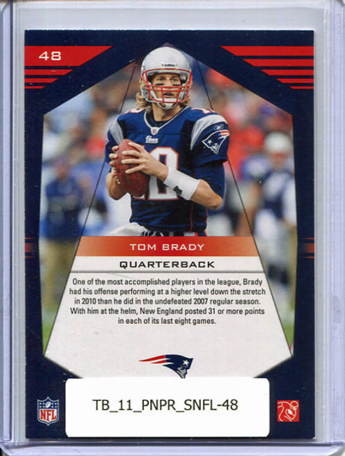 Tom Brady 2011 Prestige, Stars of the NFL #48