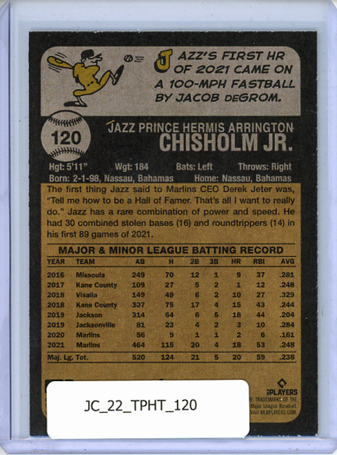 Jazz Chisholm Jr. 2022 Heritage #120
