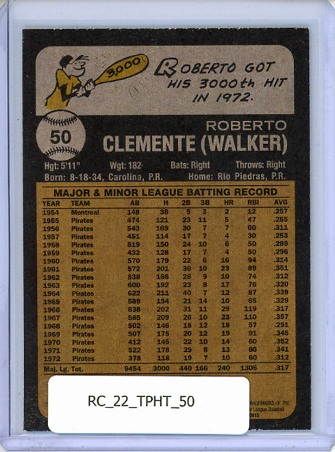 Roberto Clemente 2022 Heritage #50