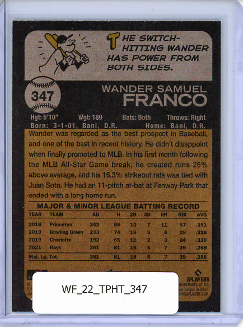 Wander Franco 2022 Heritage #347