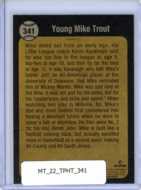 Mike Trout 2022 Heritage #341 Boyhood Photos of the Stars