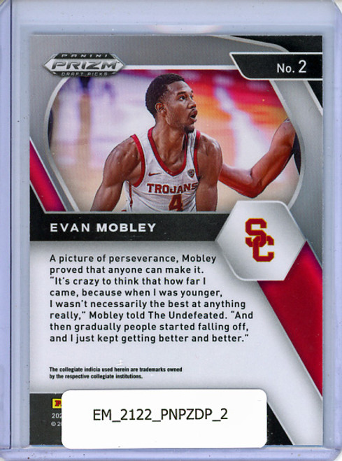 Evan Mobley 2021-22 Prizm Draft Picks #2