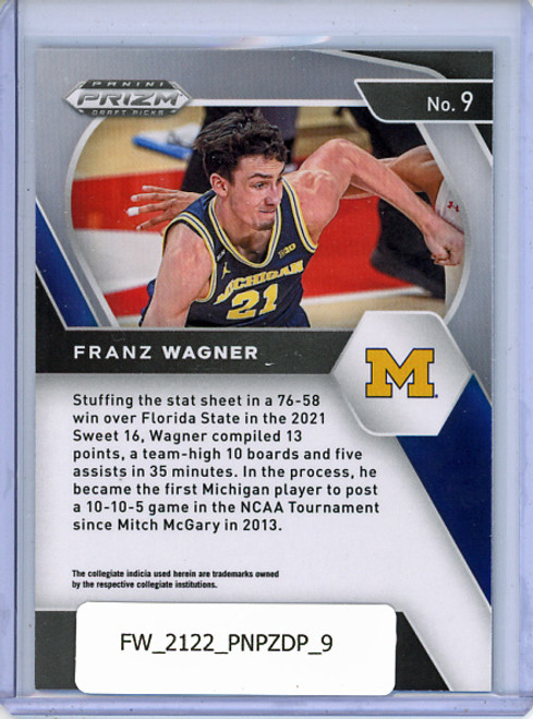 Franz Wagner 2021-22 Prizm Draft Picks #9