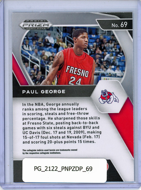 Paul George 2021-22 Prizm Draft Picks #69