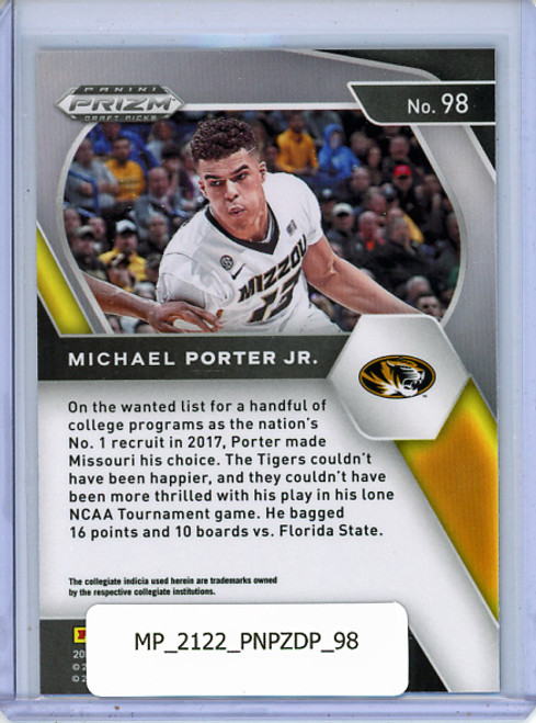 Michael Porter Jr. 2021-22 Prizm Draft Picks #98