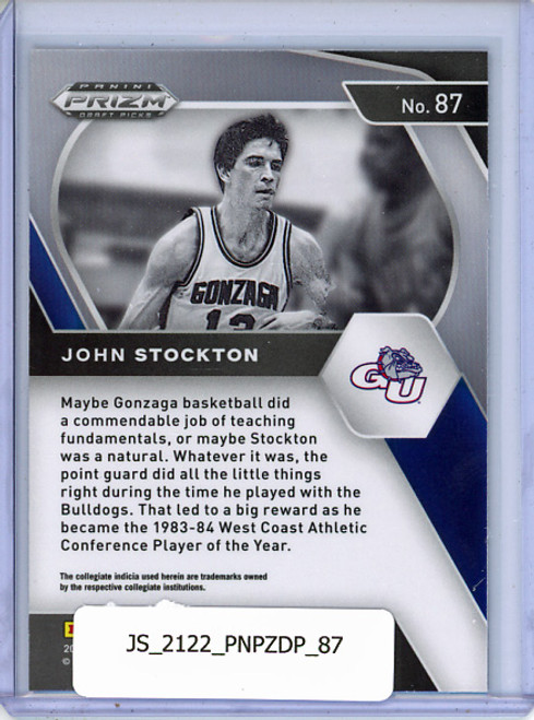 John Stockton 2021-22 Prizm Draft Picks #87