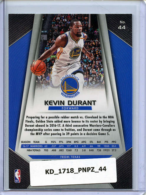 Kevin Durant 2017-18 Prizm #44