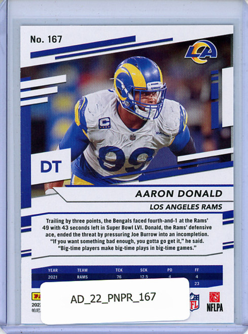 Aaron Donald 2022 Prestige #167