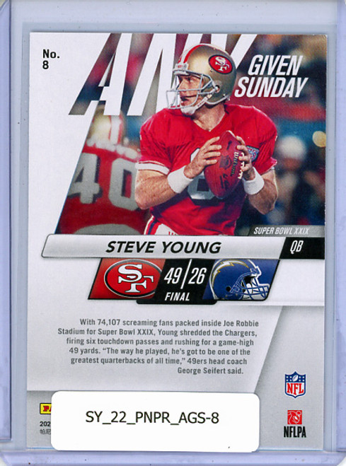 Steve Young 2022 Prestige, Any Given Sunday #8