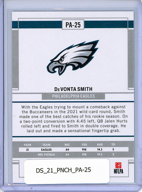 DeVonta Smith 2021 Chronicles, Panini #PA-25