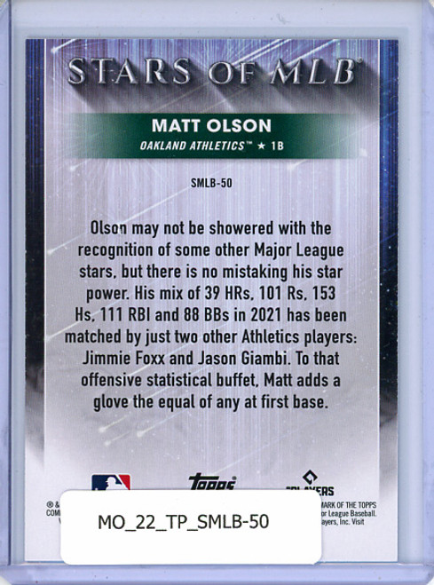 Matt Olson 2022 Topps, Stars of MLB #SMLB-50