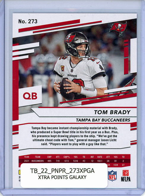 Tom Brady 2022 Prestige #273 Xtra Points Galaxy