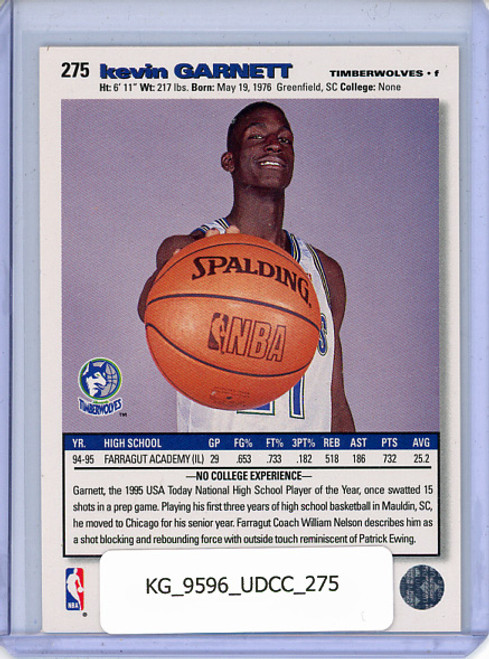 Kevin Garnett 1995-96 Collector's Choice #275