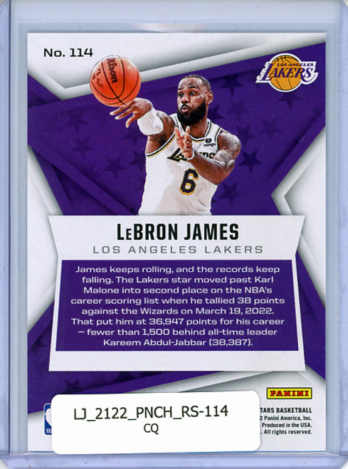 LeBron James 2021-22 Chronicles, Rookies & Stars #114 (CQ)