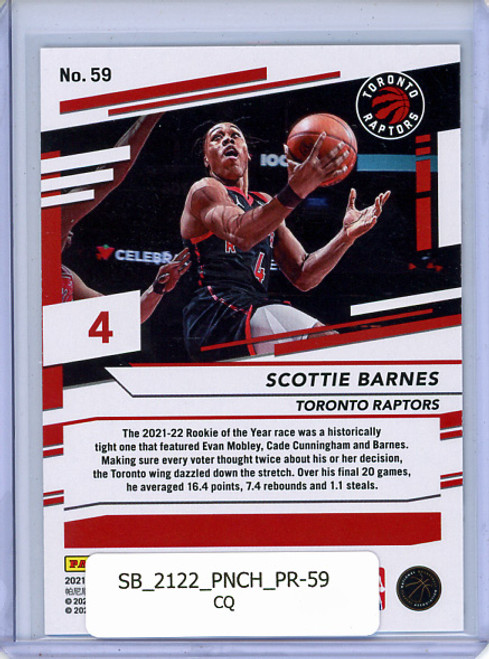 Scottie Barnes 2021-22 Chronicles, Prestige #59 (CQ)