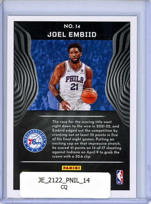 Joel Embiid 2021-22 Illusions #14 (CQ)