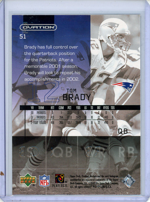 Tom Brady 2002 Ovation #51 (1) (CQ)