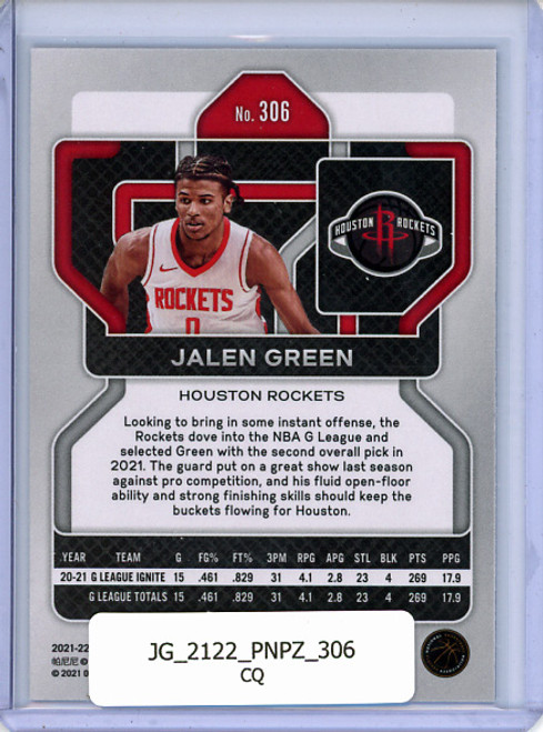 Jalen Green 2021-22 Prizm #306 (CQ)