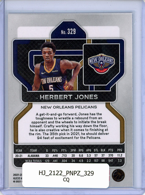 Herbert Jones 2021-22 Prizm #329 (CQ)