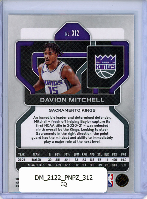 Davion Mitchell 2021-22 Prizm #312 (CQ)