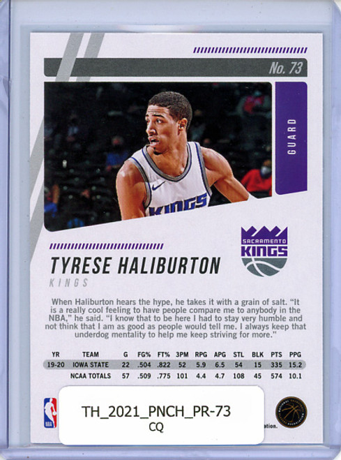 Tyrese Haliburton 2020-21 Chronicles, Prestige #73 (CQ)