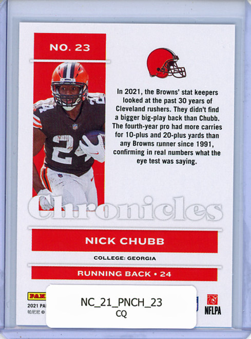 Nick Chubb 2021 Chronicles #23 (CQ)