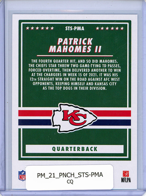 Patrick Mahomes II 2021 Chronicles, Stars & Stripes #STS-PMA (CQ)