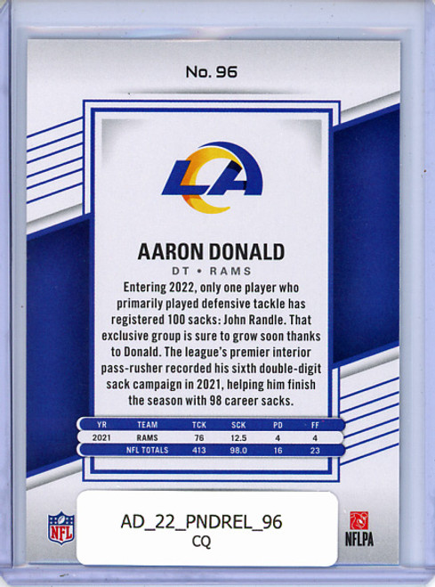Aaron Donald 2022 Donruss Elite #96 (CQ)