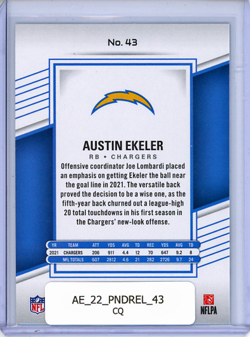 Austin Ekeler 2022 Donruss Elite #43 (CQ)