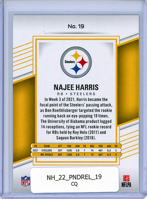 Najee Harris 2022 Donruss Elite #19 (CQ)