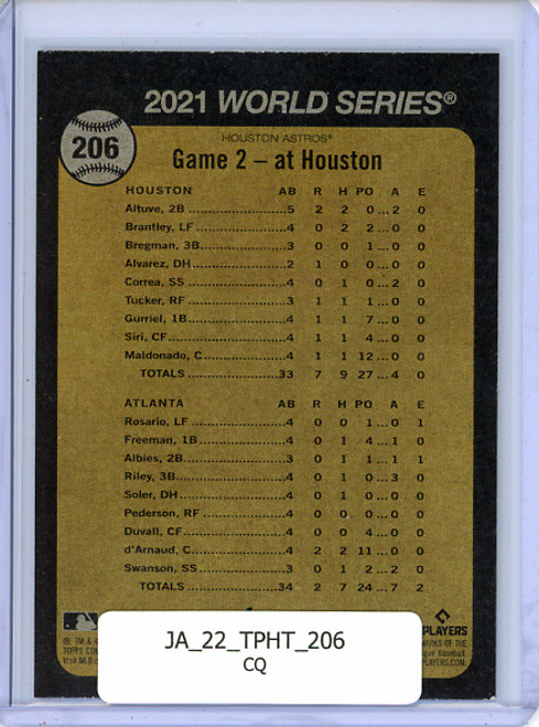 Jose Altuve 2022 Heritage #206 World Series (CQ)