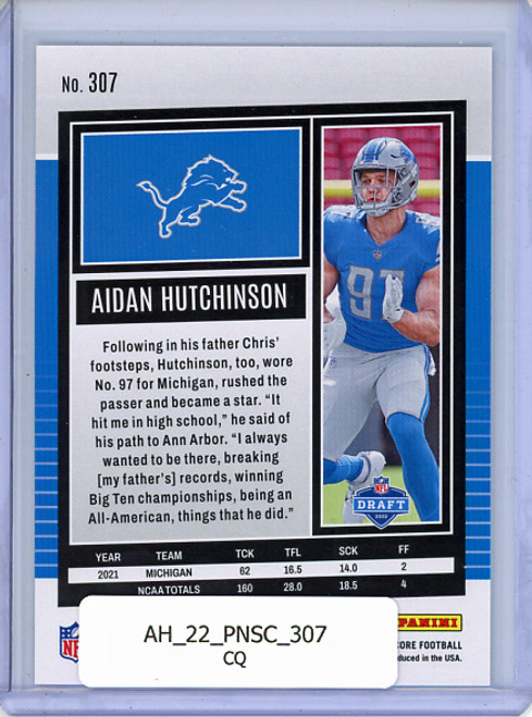 Aidan Hutchinson 2022 Score #307 (CQ)