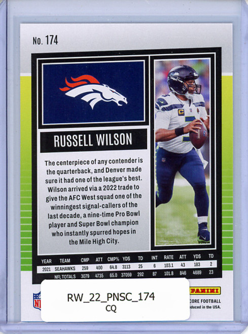 Russell Wilson 2022 Score #174 (CQ)