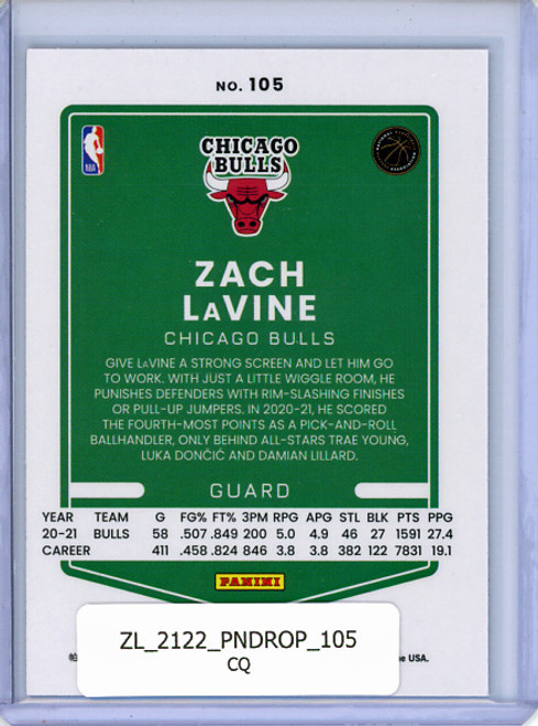 Zach LaVine 2021-22 Donruss Optic #105 (CQ)