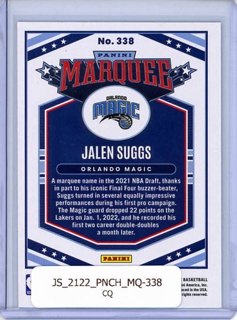 Jalen Suggs 2021-22 Chronicles, Marquee #338 (CQ)