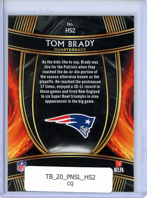Tom Brady 2020 Select, Hot Stars #HS2 (CQ)