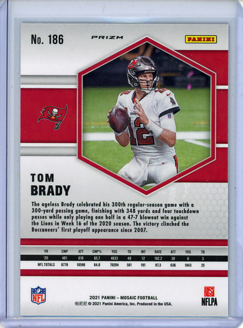 Tom Brady 2021 Mosaic #186 Green (1) (CQ)