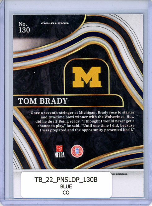 Tom Brady 2022 Select Draft Picks #130 Field Level Blue (CQ)