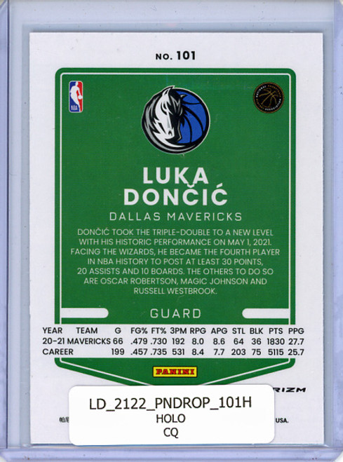 Luka Doncic 2021-22 Donruss Optic #101 Holo (CQ)