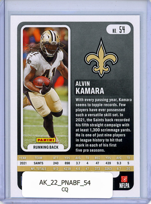 Alvin Kamara 2022 Absolute #54 (CQ)